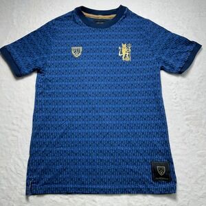 Manchester‎ United Football Town Jersey Mens L Blue Devil Number 7 Short Sleeve
